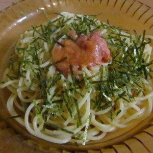 混ぜるだけ簡単たらこスパゲティ